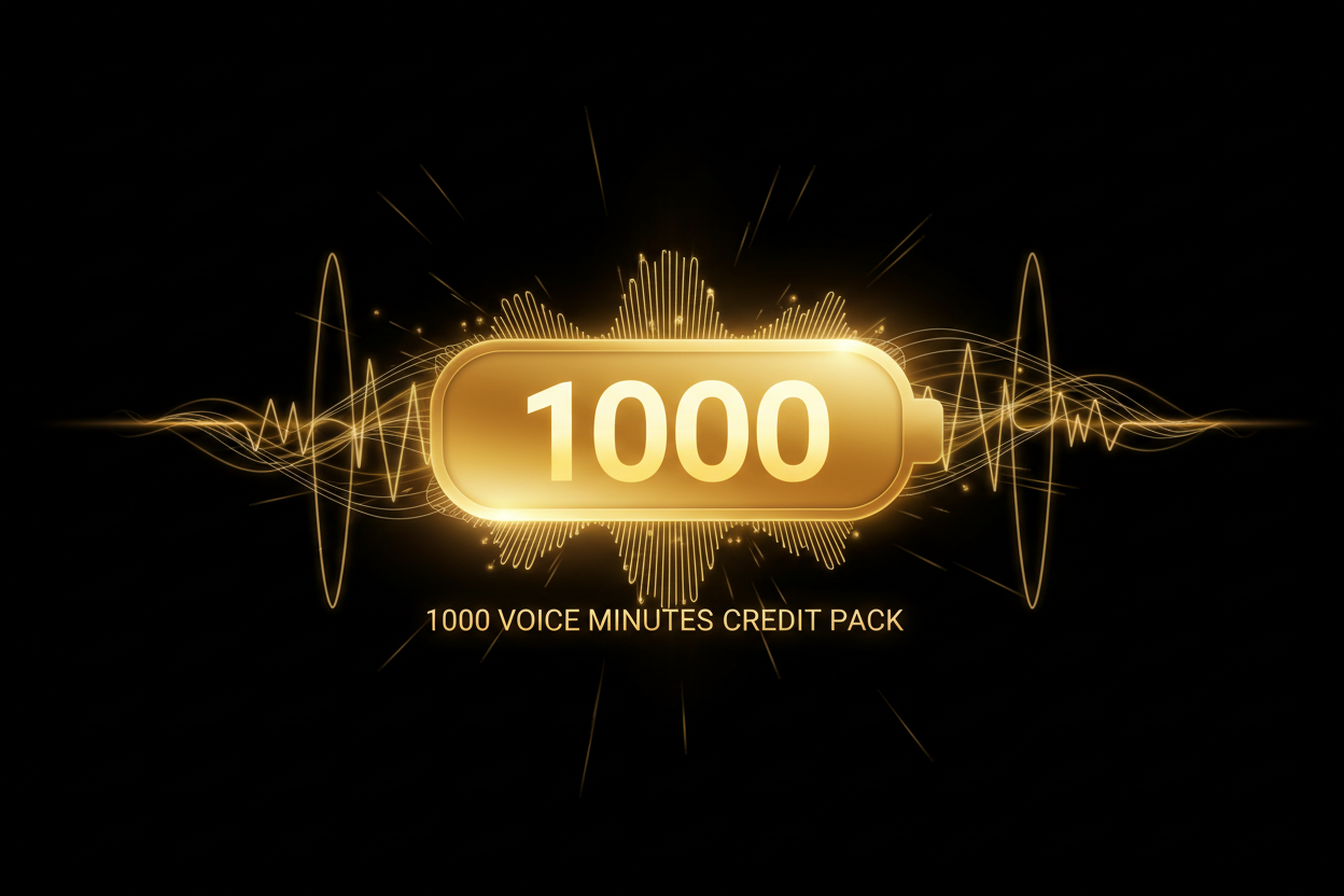 1000 Voice Minutes Credit Pack